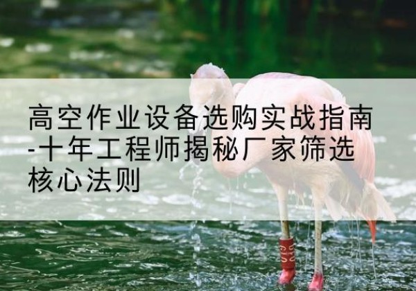 上杭剪叉式升降机厂家-高空作业设备选购实战指南-十年工程师揭秘厂家筛选核心法则